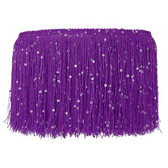 Sequin Chainette Fringe Trim, Tassel Sewing Trim