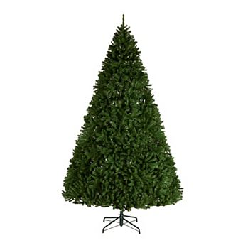 12 ft Unlit North Valley Spruce Full Artificial Christmas Tree, 4,663 Tips, Includes Stand, Green
