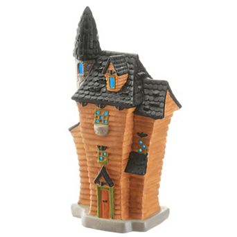 12 in Haunted House with Tower with LED Light