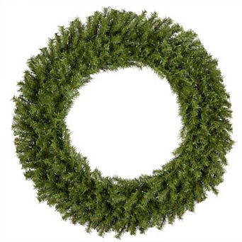 48 in Norwood Fir Christmas Wreath, 300 Warm White LED Lights