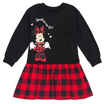Disney's Minnie Mouse Fleece Plaid Dress