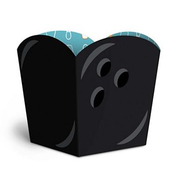 Bowling Treat Boxes, Small Sports Party Favor Holders, Disposable Paper Containers - Set of 12