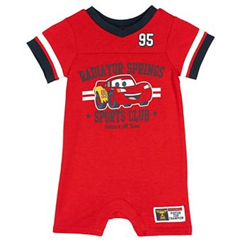 Disney's Cars Lightning McQueen Athletic One Piece Romper