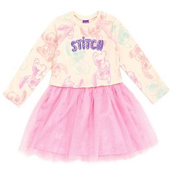 Disney's Lilo & Stitch Long Sleeve Tutu Dress