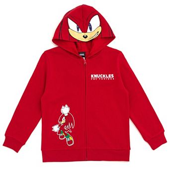 SEGA Sonic the Hedgehog Fleece Cosplay Zip-Up Hoodie