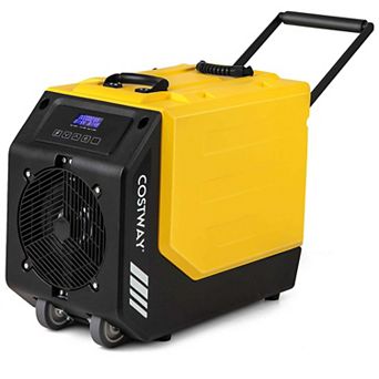 Costway 50-Pint(DOE) Commercial Dehumidifier Rotational Molded Industrial Dehumidifier