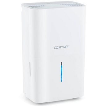 Costway 50-Pint(DOE) Dehumidifier with Pump with 24H Timer LED Display Large Water Tank 5000 Sq.ft