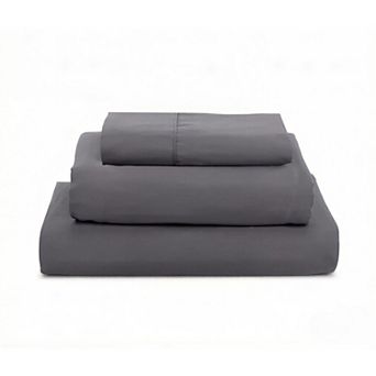 Twin Sheet Set 3 pc Bed Sheets for Twin Size Bed, Soft and Breathable Microfiber