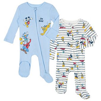 Disney's Mickey Mouse 2-Pack Footed One-Piece Sleep N' Play