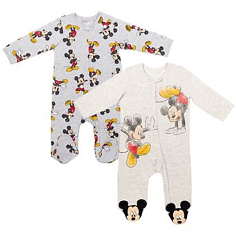 Disney's Mickey Mouse 2-Pack Footed One-Piece Sleep N' Play