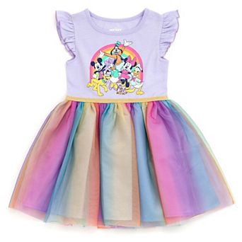 Disney's Mickey Mouse & Friends Flutter Sleeve Tulle Tutu Dress
