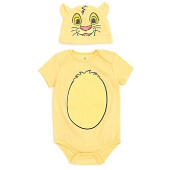 Disney's Lion King Simba 2 pc Cosplay Bodysuit and Hat Set