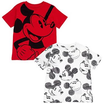 Disney's Mickey Mouse 2-Pack Short Sleeve Graphic T-Shirts
