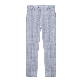 Lambretta Mens George Pow Check Suit Trousers