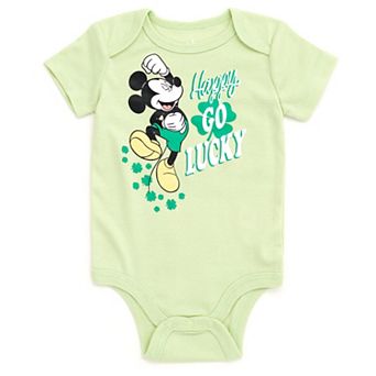 Disney's Mickey Mouse Holiday Short Sleeve Bodysuit