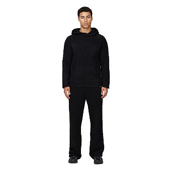 Good For Nothing Mens Fluffy Knitted Baggy Joggers