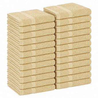 Set of 24 Cotton Salon Towels Soft Absorbent Machine Washable