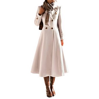 Classic Double Breasted Wool Coat
