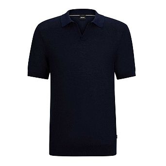 Boss Mens Tempio V Neck Regular Polo Shirt