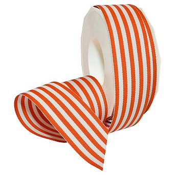 Striped Polyester Grosgrain Ribbon Party Decor, Gift Wrap, Crafts Durable Multi-Occasion