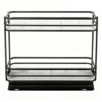 2 tier Kitchen Cabinet Pull-Out Spice Rack