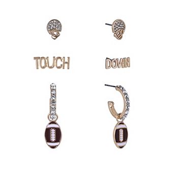Hallmark Game Day Trio Earring Set