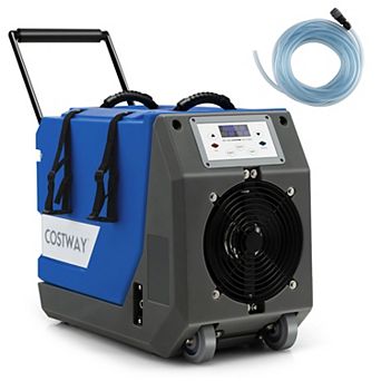 Costway 180-Pint Commercial Dehumidifier with Pump & Drain Hose 6,000 Sq. ft Coverage Area