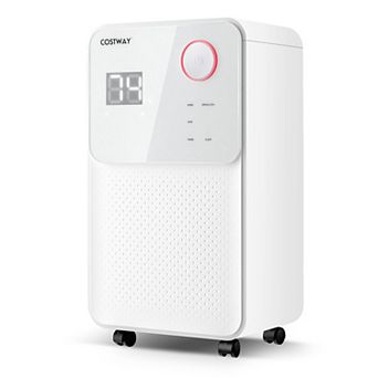Costway 9-Pint(DOE) Dehumidifier with 3-Color Digital Display 2,000 Sq. ft Coverage Area