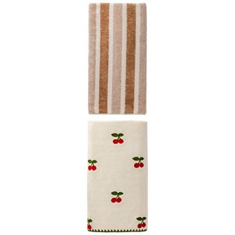 2 Packs Coral Fleece Bath Towel Highly Absorbent, Ultra Plush & Soft Towel 71"x35" 55"x28" for Hotel