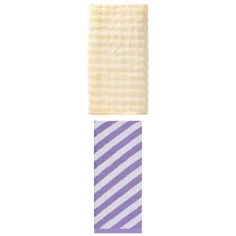 2 Packs Plush Bath Towel Ultra Soft Super Absorbent Fade Resistant Towel 55"x28" for Gym Pool