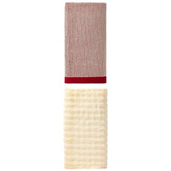2 Packs Pure Striped Bath Towel Soft Quick Dry Highly Absorbent Towel 55"x28" for Home Hotel