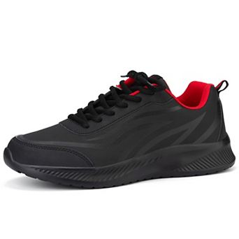 Men's Lace Up Athletic Walking Sneakers, Lightweight Casual Workout Running Shoes