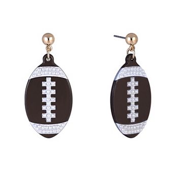 Hallmark Game Day Football Earrings