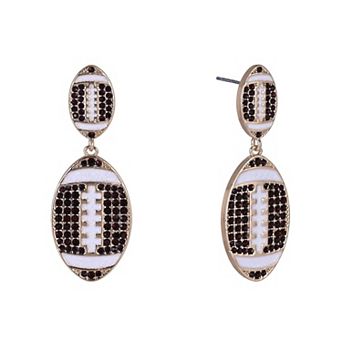Hallmark Game Day Stone Football Earrings