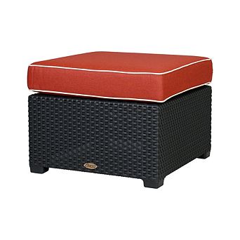 Lagoon Magnolia All-Weather Resin Ottoman