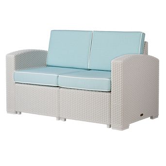 Lagoon Magnolia All-Weather Resin Love Seat
