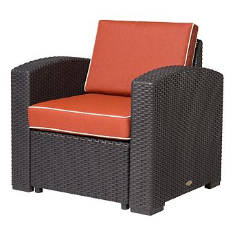 Lagoon Magnolia All-Weather Resin Club Chair with Cushion