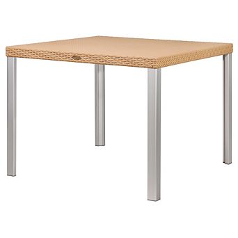 Lagoon Oslo All-Weather Resin Dining Table with Aluminum Legs