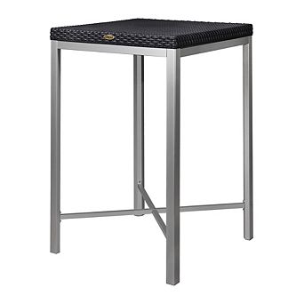 Russ All-Weather Resin Bar Table with Aluminum Legs