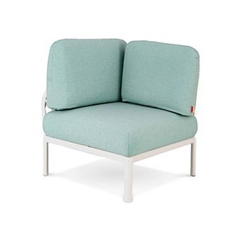 Laurel Resin Corner Seat with Cushion