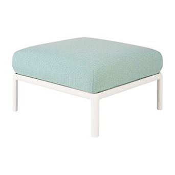 Laurel Resin Ottoman with Cushion