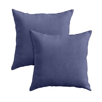 Covers&All Throw Pillows, Pack of 2, Water & UV Fade Resistant (Insert with Cover)