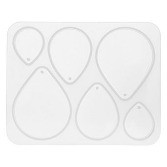 1 pc Moulds Teardrop Briolette Jewellery Casting Resin Moulds Casting Moulds White