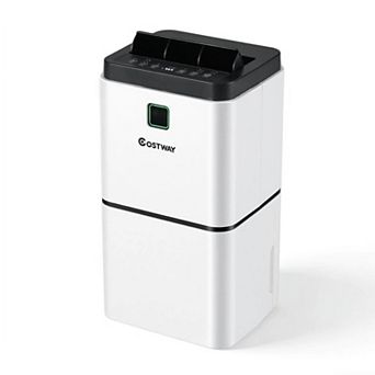 Costway 9-Pint (DOE) Dehumidifier with Indicator 1,500 Sq. ft (MAX 24Pint at 95°F, 90%RH)