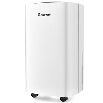 Costway 9-Pint (DOE) Portable Dehumidifier 1,500 Sq. ft Coverage Area (MAX 30Pint at 95°F, 90%RH)