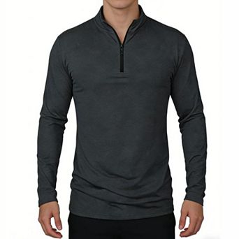 Men's Quick Dry Half Zip Sun Protection Long Sleeve Pullover