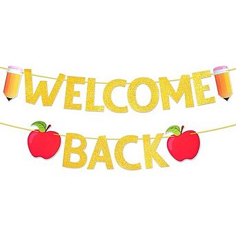 Back to School Banner, Classroom Pre-strung Paper Garland Decor