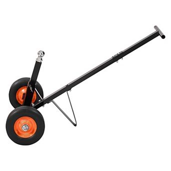 YIORTWO 600LBS Carbon Steel Trailer Dolly 10 in Solid Tires Boat ATV Utility Trailer Mover
