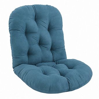 Blazing Needles Solid Microsuede Swivel Rocker Cushion