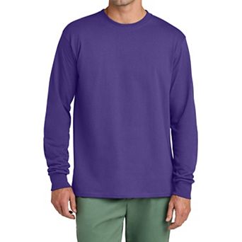Men's Cotton Long Sleeve T-Shirt Built for Everyday Comfort